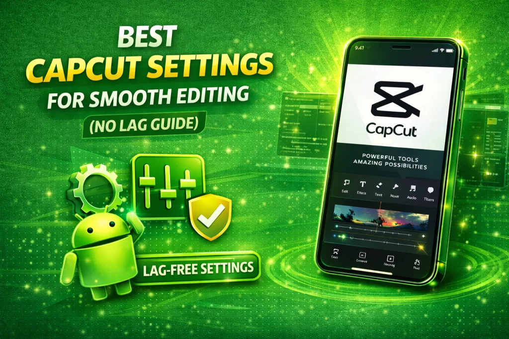 Best CapCut settings for smooth editing