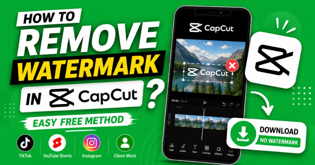 Remove Watermark in CapCut